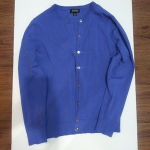 Button-front cardigan